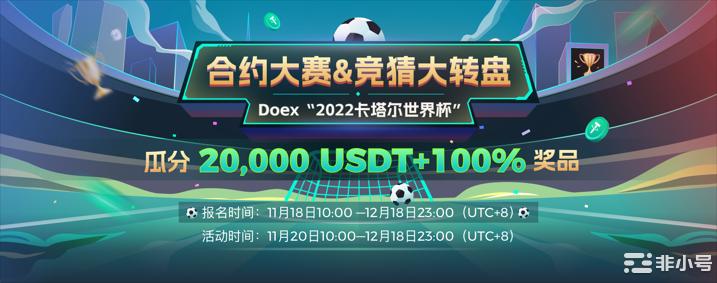Doex “2022卡塔尔世界杯”合约大奖竞猜赛