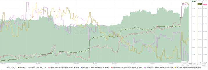 为什么Tether和TrueUSD鲸鱼是加密牛市反弹的关键