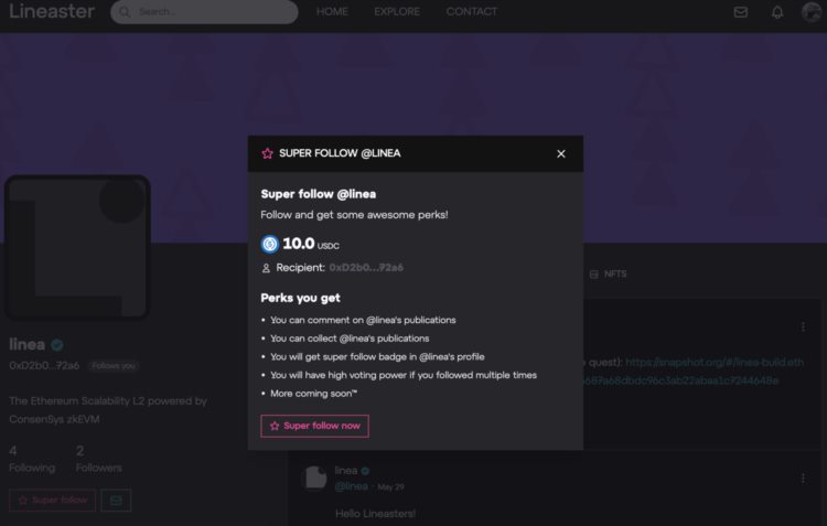 交互全指南:两小时完成Linea「大航海计划」第七周任务