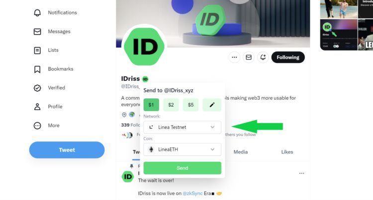 交互全指南:两小时完成Linea「大航海计划」第七周任务