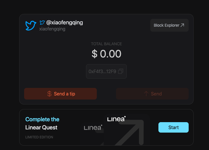 交互全指南:两小时完成Linea「大航海计划」第七周任务