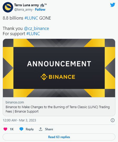 因为LUNC飙升3%–这是LUNC现在的发展方向?