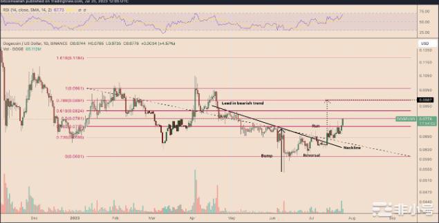 为什么今天狗狗币价格上涨？
