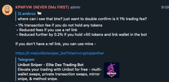 突然爆红后的Unibot和TelegramBot赛道还值得入手吗？