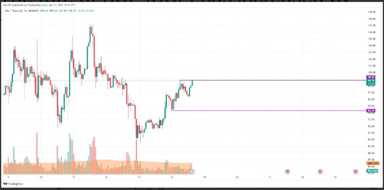 Solana(SOL)价格分析：1月14日SOL/美元汇率上涨7.14%