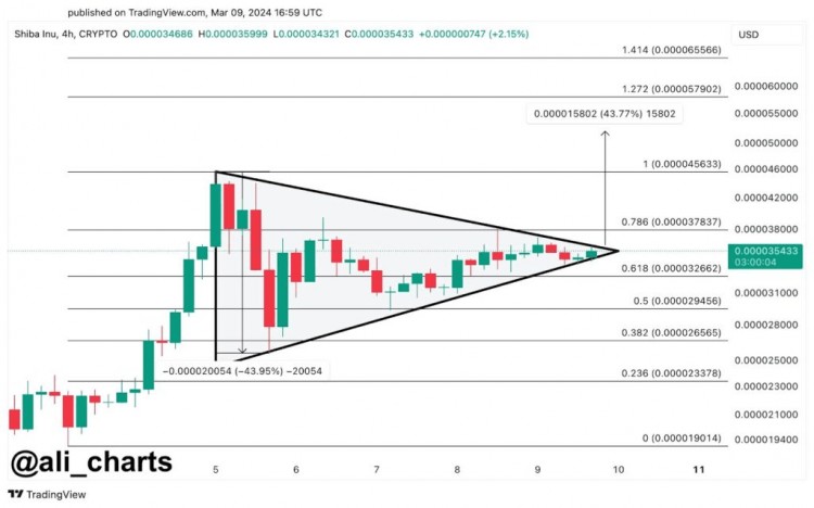 SHIB本周出现看涨突破